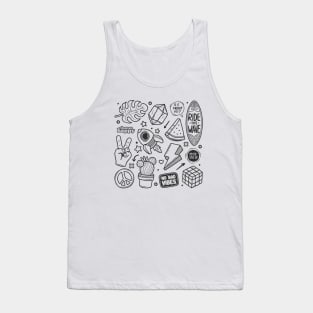 Ride The Wave Abstract Tank Top